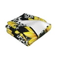 thumbnail image 3 of XMXT Flannel Throw Blanket for Couch, Sunflower Realistic Coloring Bed Sofa Decor Blankets for Home Bedroom, 40 x 30 inches, 3 of 9