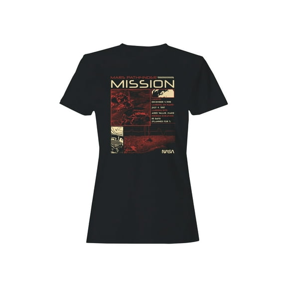 Officially Licensed NASA Mars Pathfinder Mission Graphic Women's T-shirt