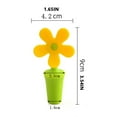 thumbnail image 2 of Huayishang Bottle Opener Silicone Stopper Sun Flower Bottle Stopper Silica Gel, Kitchen Essentials Clearance Sale, 2 of 3