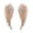 Rose Gold, variant on Opolski Women's 9K Gold Plated Angel Wings Crystal Ear Studs Luxury Earrings Jewelry
