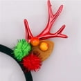 thumbnail image 3 of Diademas para mujer, diadema cuadrada con diseño de ciervos navideños, flores de nieve, accesorios para niñas, diadema para el cabello, accesorios de fotografía, diadema divertida., 3 of 5