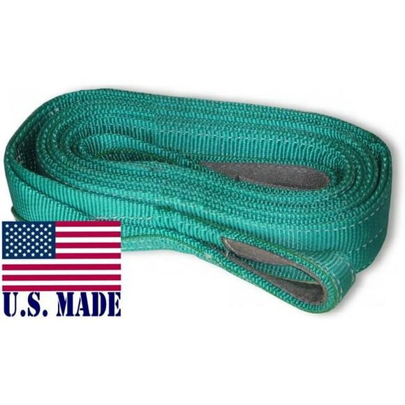 U.S. made XD TREE SAVER WINCH STRAP - TWO-PLY (3 inch X 6 ft) (OFF-ROAD RECOVERY)