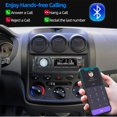 thumbnail image 3 of Stéréo de Voiture Simple DIN pour Récepteur Radio USB Audio o Bluetooth MP3 aux Télécommande, 3 of 4