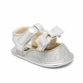 thumbnail image 5 of Yoyauz Baby Girl Mary Jane Shoes Anti Slip Rubber Sole Ballet Slippers Princess Dress Wedding Shoes Newborn Kids Shoes Toddler Shoes（0-12 Month）, 5 of 9