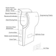 thumbnail image 6 of Touch Free Jet Hand Drier, Commercial High Traffic Jet, Air Force Low Noise Automatic Hand Dryer Commercial Use ,Power as an Elephant, 6 of 6