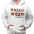 thumbnail image 2 of Halloween Vibes Hoodie Sweatshirt Unisex Medium White, 2 of 5