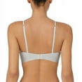 thumbnail image 3 of DKNY Ladies 2-Pack Seamless Bra with Adjustable Straps, Blue Ink/Aluminum Medium, 3 of 4