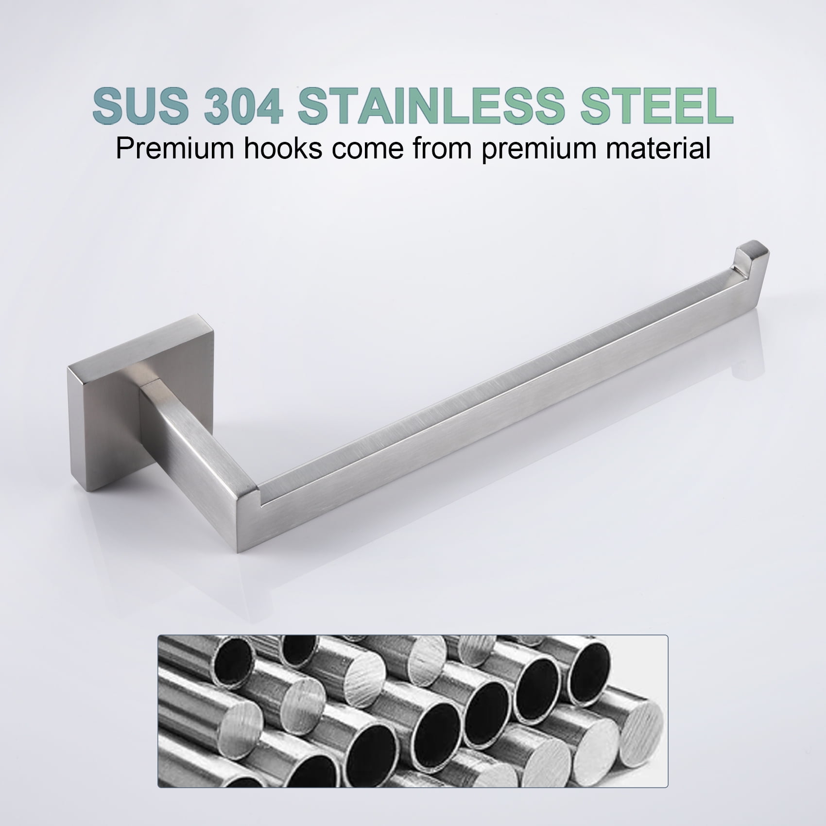 Brushed nickel towel holder new arrivals