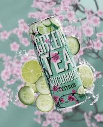 Green Tea with Cucumber & Citrus, 23 fl oz Cans, 12 Pack