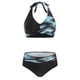 thumbnail image 5 of Trajes de baño tankini para mujer Trajes de baño para mujer Trajes de baño de 2 piezas con estampado tropical hawaiano Cami sujetador y volantes Conjuntos de baño Ropa de playa, 5 of 9