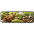 thumbnail image 5 of SKYSONIC 2'X6' Colorful Easter Eggs Runner Rug with Rubber Backing, Easter Rabbits Bunny Non Slip Entryway Rug Runner Washable Soft Area Rug Carpet for Hallway Bedroom Kitchen Decor, 5 of 6