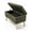 Green + Corduroy, variant on FENGFAN 32 Inch Wide Grey Corduroy Storage Ottoman Bench Flip Top Solid Wood Legs Multi Use Entryway Bedroom Footrest Stool 1 Pack
