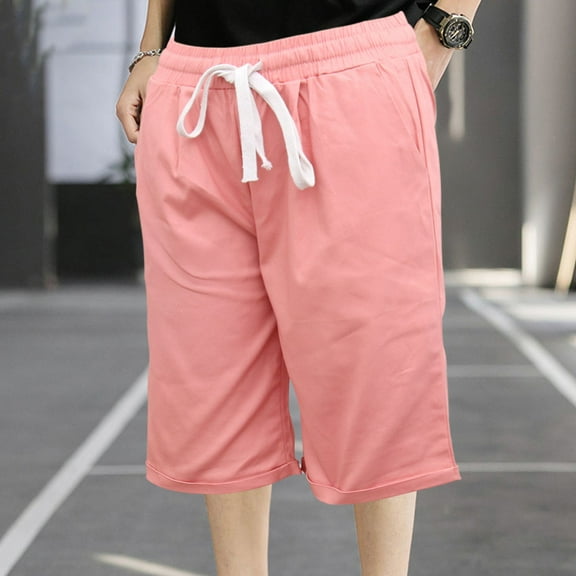 Soimiss 1Pack Trendy Cotton Shorts for Women Loose Casual Outfit