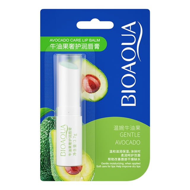 BIOAQUA Avocado 2.7g Bálsamo labial Nutritivo Hidratante Aclarar el tono de los labios Bioaqua Bálsamo labial