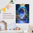 thumbnail image 4 of FORMRS Acrylic Clipboard with Low Profile Clip Standard A4 Letter Size, 12.5" x 9", Beautiful Floral Moon, 4 of 8