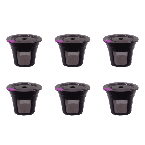 Peggybyg 1/4/6 PCS K Cup Pod Coffee Filter Eco-Friendly for Keurig 1.0/2.0 (1PCS)