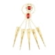 thumbnail image 4 of Disfraces de 1 pieza Accesorios Danza del vientre de oro egipcio gitano Uñas de con joyería roja artificial ajustable Salvador Clavos de los dedos para bailar, 4 of 10