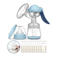thumbnail image 1 of Extractor De Leche Materna Saca Leche Con 10 Bolsas, 1 of 5