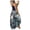 Blue, variant on IROINNID Square Neck Dress For Women Sleeveless Fashion Casual Floral Pleated Sling Irregular Dress Full-Length Prints A-Line Dress