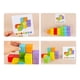 thumbnail image 3 of DYTTDG Rompecabezas de madera para niños, cubos, juegos creativos de bloques apilables, 7 colores, imaginación espacial, juguetes educativos, regalo de Navidad, 3 of 8