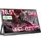 thumbnail image 1 of Monitor portátil UPERFECT de 18,5 pulgadas, 120 HZ, 100% sRGB 1080P con VESA y soporte, pantalla para juegos FHD FreeSync IPS HDR ajustable, ultradelgada y liviana de 180 °, segundo monitor de viaje p, 1 of 5