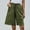 Army Green, variant on Njoeus Bermuda Shorts for Women, Women's Plus Size Summer Long Shorts Drawstring Casual Loose Comfy Cotton Linen Shorts S-5XL