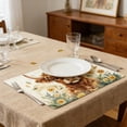 thumbnail image 6 of BingTong Highland Cow Birthday Party Supplies Holy Cow Highland Themed Baby Shower Birthday Party Decorations Disposable Tableware Set Plates Napkins Cups Serves Placemat, 6 of 6