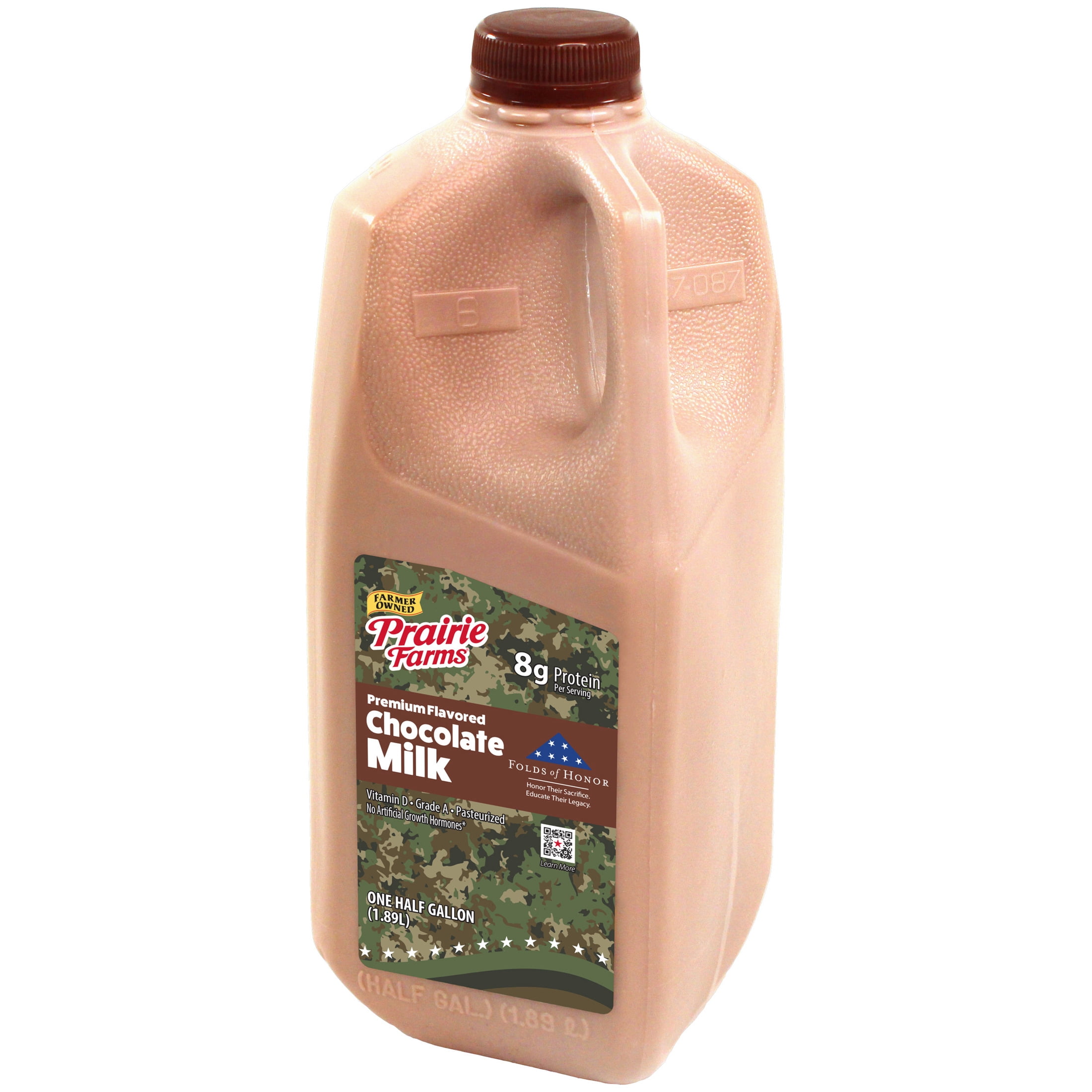 Prairie Farms Premium Chocolate Milk, Half Gallon, 64 Fl Oz