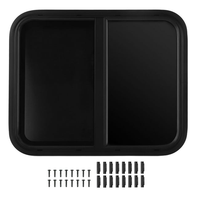 Round Corner RV Window,Push Pull Window Rounded Camper Window RV Push Pull Window Effortless Installation