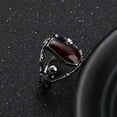 thumbnail image 6 of K-KED Vintage Vampire Blood Coffin Skull Ring Stainless Steel Men Rings Biker Jewelry-7-Silver, 6 of 9