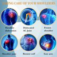 thumbnail image 3 of Shoulder Brace Rotator Cuff Support for Men and Women for Injury Prevention,Dislocated AC Joint,Arthritis,Tendonitis with Adjustable Strap,Pressure Pad, 3 of 7