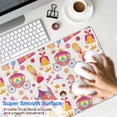 thumbnail image 4 of Long Mouse Pads for Desk,Colorful Princess Castle Carriage Desk Mats on Top Of Desks, Desk Mouse Pad Extra Large with 3mm Non-Slip Base and Stitched Edge for Gaming,Work,Home 31.5"x11.8", 4 of 5