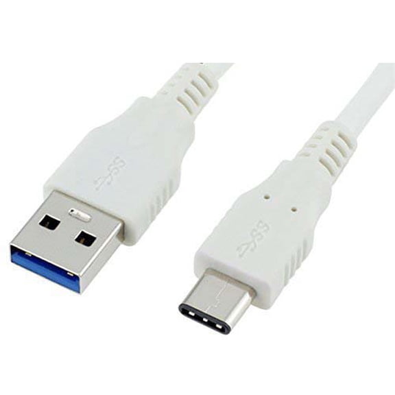 3 ft USB-A to USB-C Fast Charging & Data Cable – 66W Power Delivery Charger Cord Compatible with iPhone 17/16/15 Series, Samsung Galaxy S24 & Pixel 8 – White