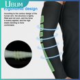 thumbnail image 4 of 2 Pcs Refroidissant Hommes Cyclisme Course Protection UV Manchon de Protection Manches de Bras Vélo Sport Séchage Rapide Manches Été Noir Vert m 1PCS, 4 of 6