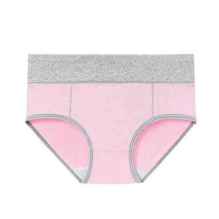 

Women Underwear Breathable Cotton Candy Color Trackless Girls New Cottonable High Waist Panties For Women