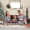 thumbnail image 5 of Santa Claus pattern matching pajama set - Gray version, 5 of 7