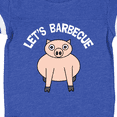 thumbnail image 4 of Inktastic Let's Barbecue White Text Boys or Girls Baby Bodysuit, 4 of 5