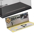 thumbnail image 3 of 2026 1:24 Diecast Car Display Case Organizer for Collectors Birthday Gift Diorama White, 3 of 3