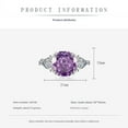 thumbnail image 5 of Vireellx Diamond Earrings for Women Rose Cut Set Fashion Octagon Ring Stud Earrings Pendant Three-piece Jewelry for Her Birthday Christmas Gift, 5 of 11