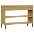 thumbnail image 5 of vidaXL Console Cabinet with Metal Legs Brown Solid Wood Pine OSLO, 5 of 5