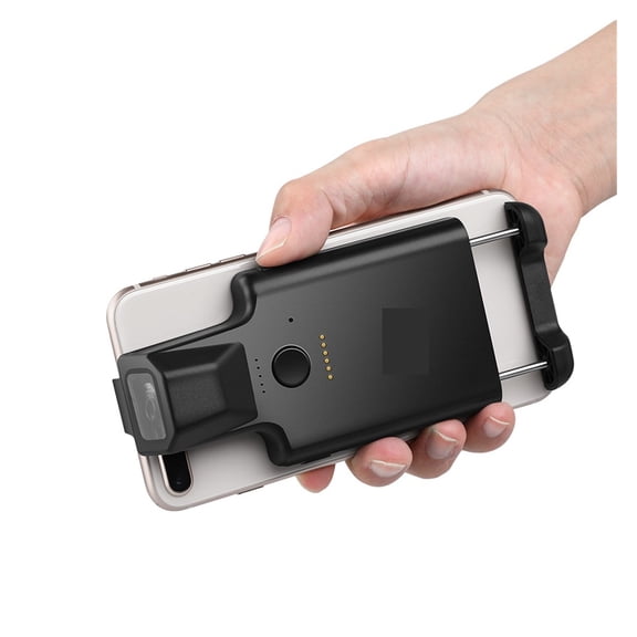 Phone Portable Barcode Reader 2D Back Clip Bluetooth Bar Code Scanner 1D 2D UPC-A CODE39 SPP Wireless Reader ,Easy to Operate