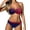 Purple, variant on Aayomet Womens Bikini Women One Shoulder High Waisted Bikini Tie High Cut Two Piece Swimsuits,Blue L