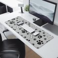 thumbnail image 2 of Long Mouse Pads for Desk,Paw Prints and Bones Desk Mats on Top Of Desks, Desk Mouse Pad Extra Large with 3mm Non-Slip Base and Stitched Edge for Gaming,Office,Work,Home 31.5"x11.8", 2 of 6