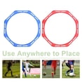 thumbnail image 3 of PENIKOKO 4Pcs Agility Rings Set Octagon Plastic Speed Training Circles for Soccer Football Basketball, 3 of 6