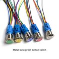 thumbnail image 2 of Maoww 5 Pcs Interrupteur à Bouton-Poussoir Automatique 16mm Portable Rond Autobloquant Imperméable Anti-Corrosif Anti-Flammes Interrupteurs Réinitialisables Blanc, 2 of 6