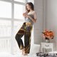 thumbnail image 5 of Fotbe Cool Sunglasses Elephant Art Pantalones de Pijama para Mujer, Pantalones de Dormir, Pantalones Pj con Cordón y Bolsillos-Large, 5 of 6