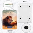 thumbnail image 2 of Lion Trees Clouds Food Scale Digital Kitchen Scale Waterproof Tempered Glass Tare Function 11 lb for Baking Cooking Meal Prep, 2 of 7