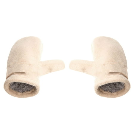 

Cuteam Infant Gloves Thick Fastener Tape Autumn Winter Toddler Boys Girls Adjustable Plush Gloves for Outdoor