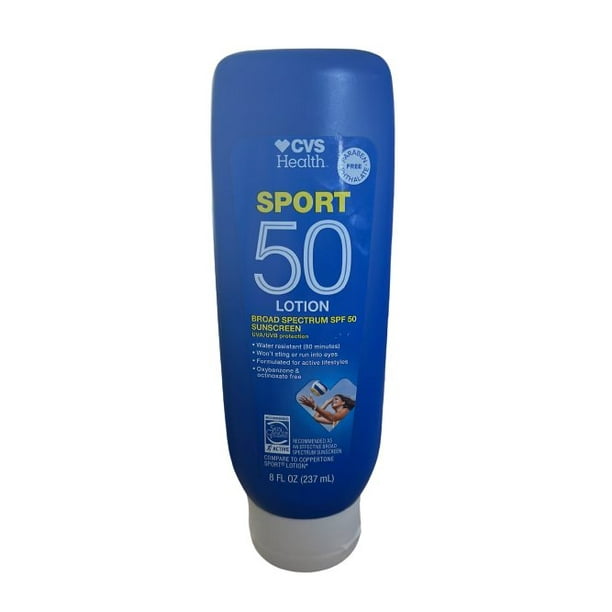 CVS Health Sport Lotion Sunscreen, SPF 50, 8 fl.oz