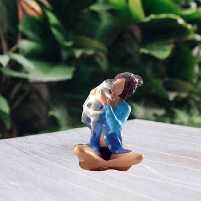 Miniatura 1/64 Yotijar resina pintada figura de entrenamiento mascota